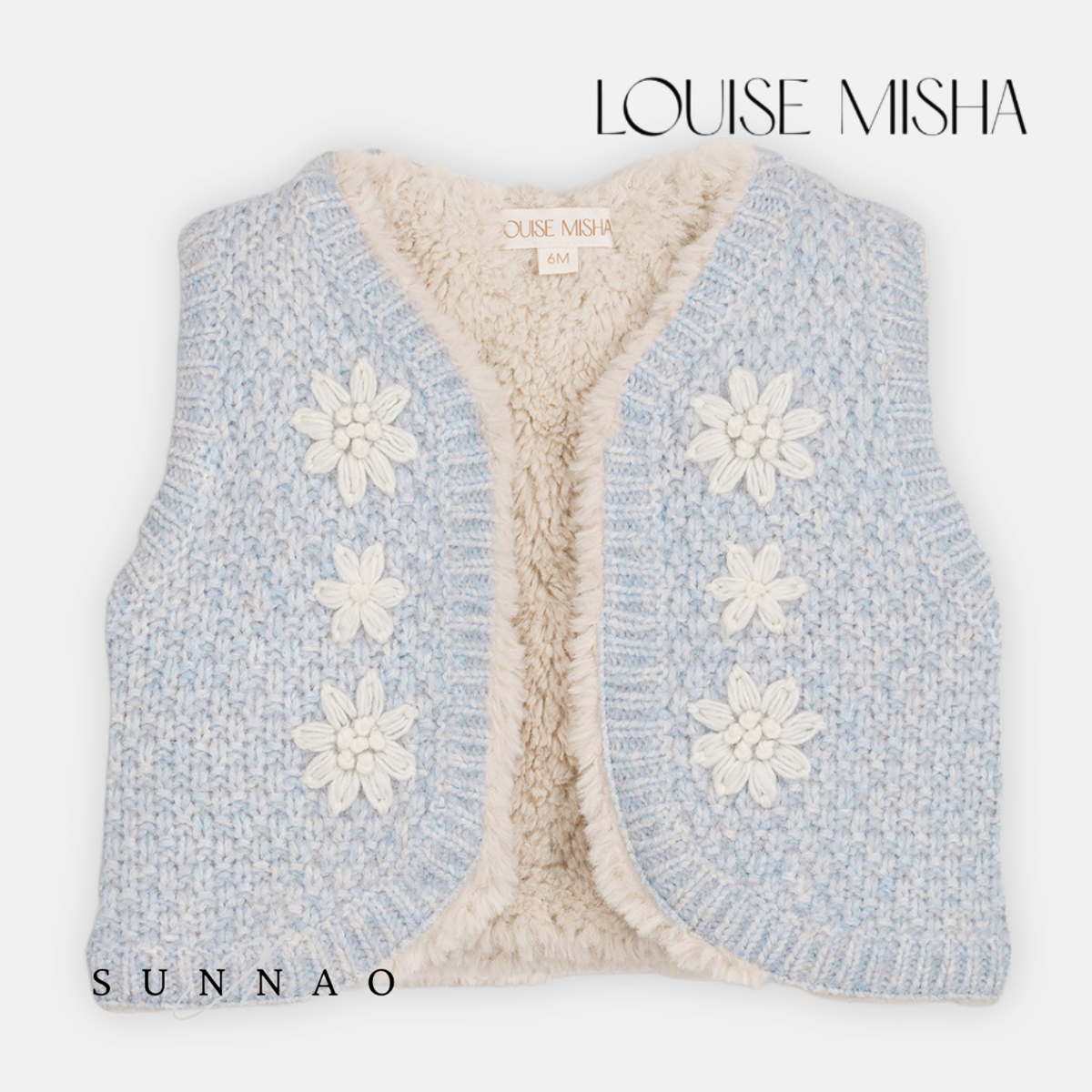 <Louise Misha> VEST YOLETTE - CLOUD