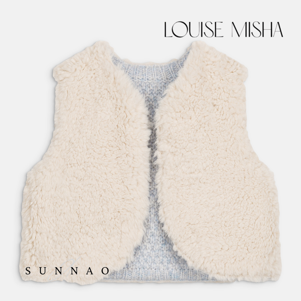 <Louise Misha> VEST YOLETTE - CLOUD