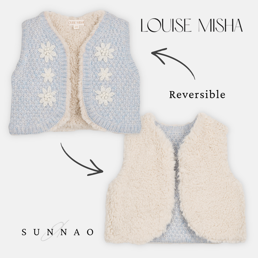 <Louise Misha> VEST YOLETTE - CLOUD