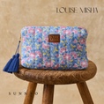 Gallery viewerに画像を読み込む, <Louise Misha> POUCH TEIKI - BLUE HIBISCUS-PINK
