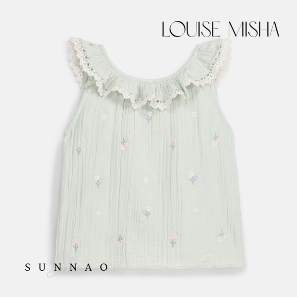 <Louise Misha> BLOUSE ZELINA - ALMOND FLORAL