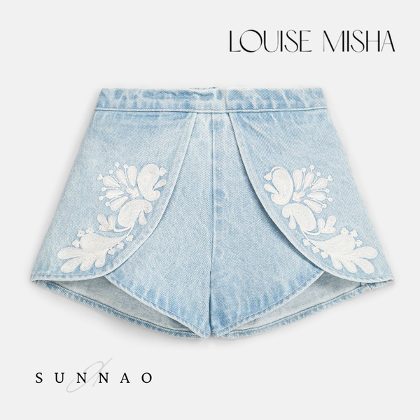 <Louise Misha> SHORTS ASYA - BLEACH　