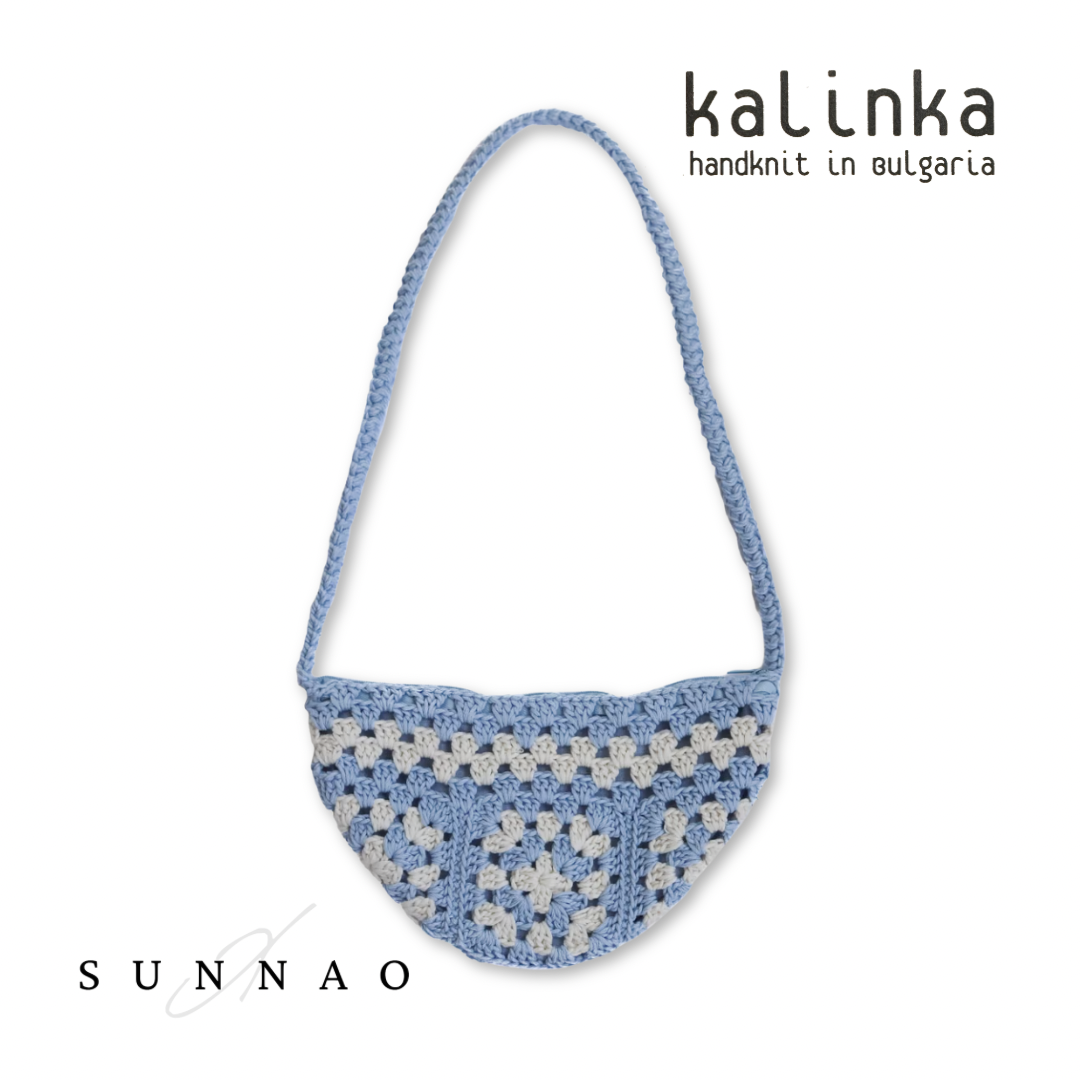 <Kalinka>Luigi Shoulder Bag - Powder Blue-Kalinka-SUNNAO