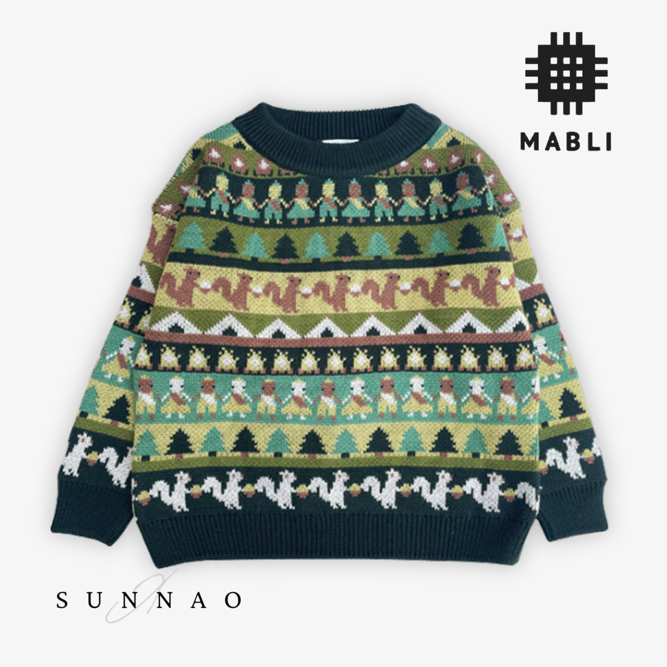 <MABLI> SCOUT CAMP PULLOVER  - MULTI - DROP1