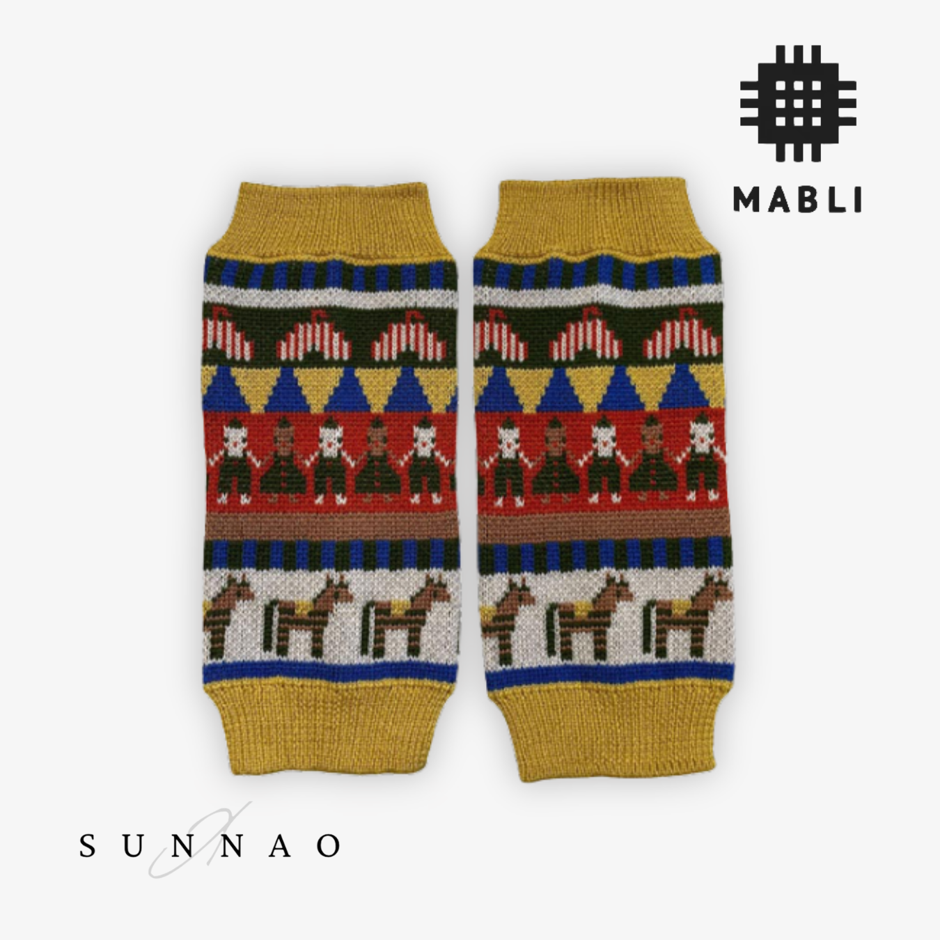 <MABLI> CIRCUS SKILLS LEG WARMERS - MULTI DROP1
