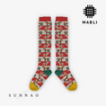 Load image into Gallery viewer, <MABLI> ZORSE LONG SOCKS -  REDCURRANT - DROP1
