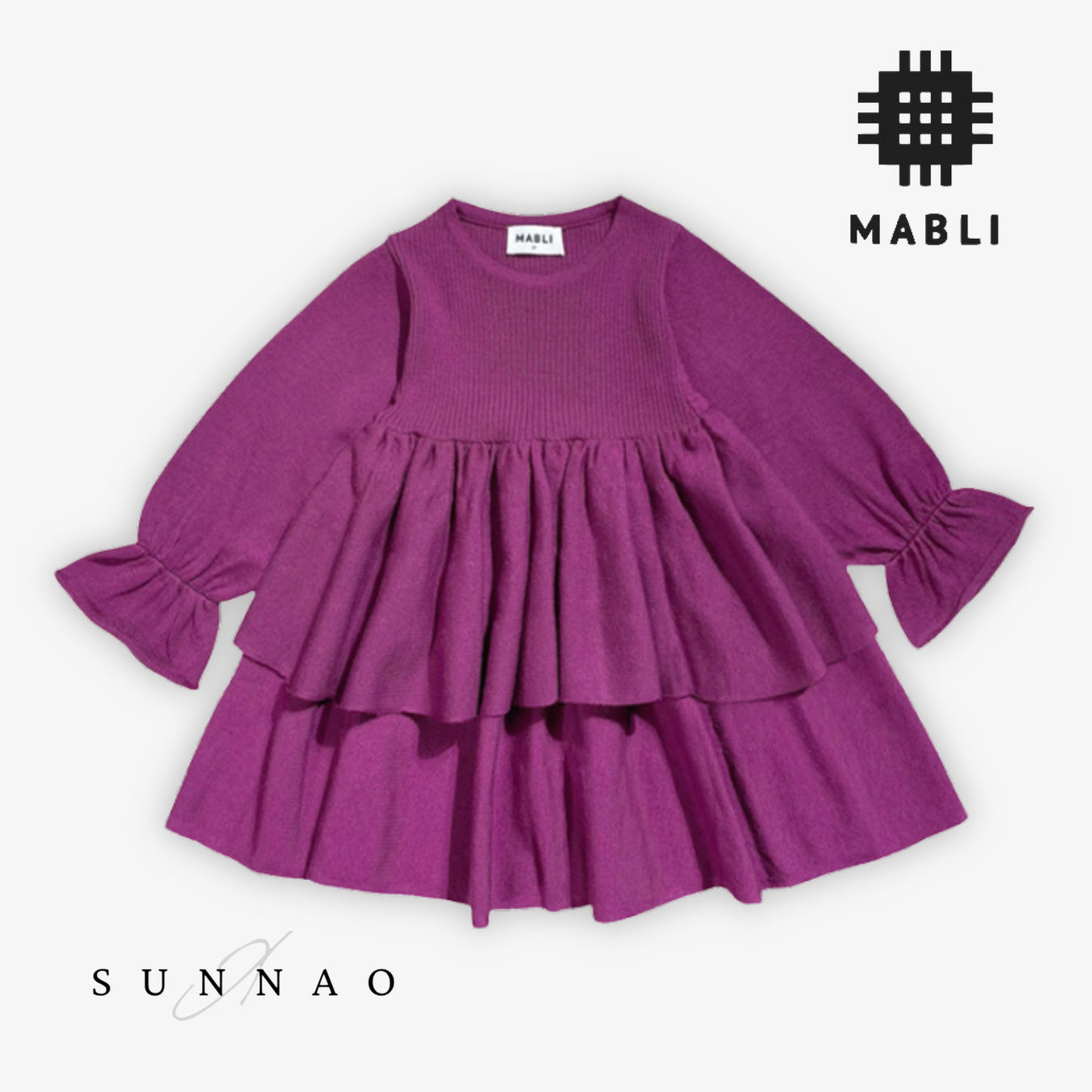 <MABLI> STEVIE DRESS - VIOLET - DROP1