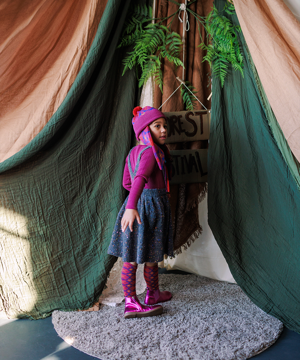 <MABLI> SPRINKLES SKIRT - SOOT SPRITE