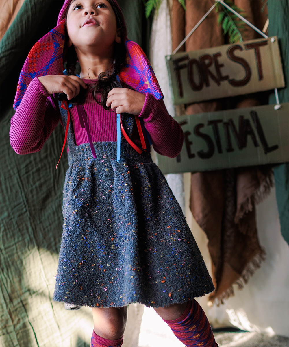 <MABLI> SPRINKLES SKIRT - SOOT SPRITE