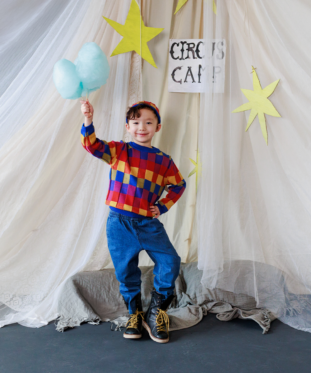 <MABLI> MAGIC PULLOVER  - KALEIDOSCOPE - DROP1