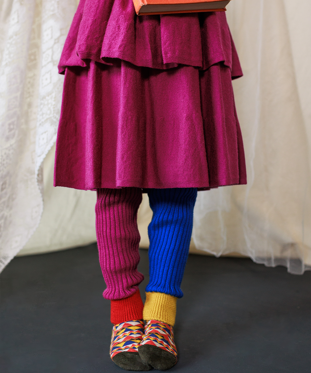 <MABLI> TRAPEZE SKINNY LEGS - KALEIDOSCOPE - DROP1