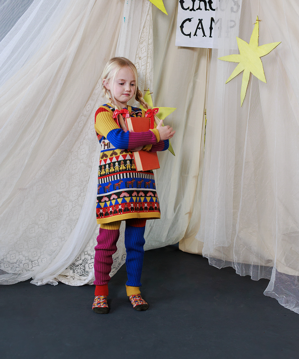 <MABLI> TRAPEZE SKINNY LEGS - KALEIDOSCOPE - DROP1