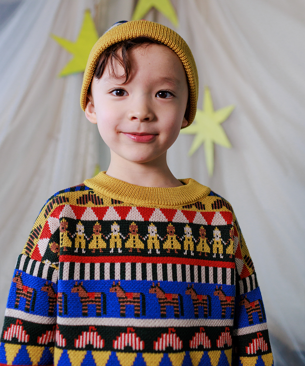 <MABLI> CIRCUS SKILLS PULLOVER - MULTI - DROP1