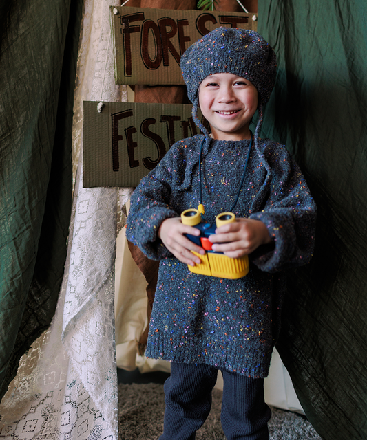 <MABLI> SPRINKLES PULLOVER - SOOT SPRITE