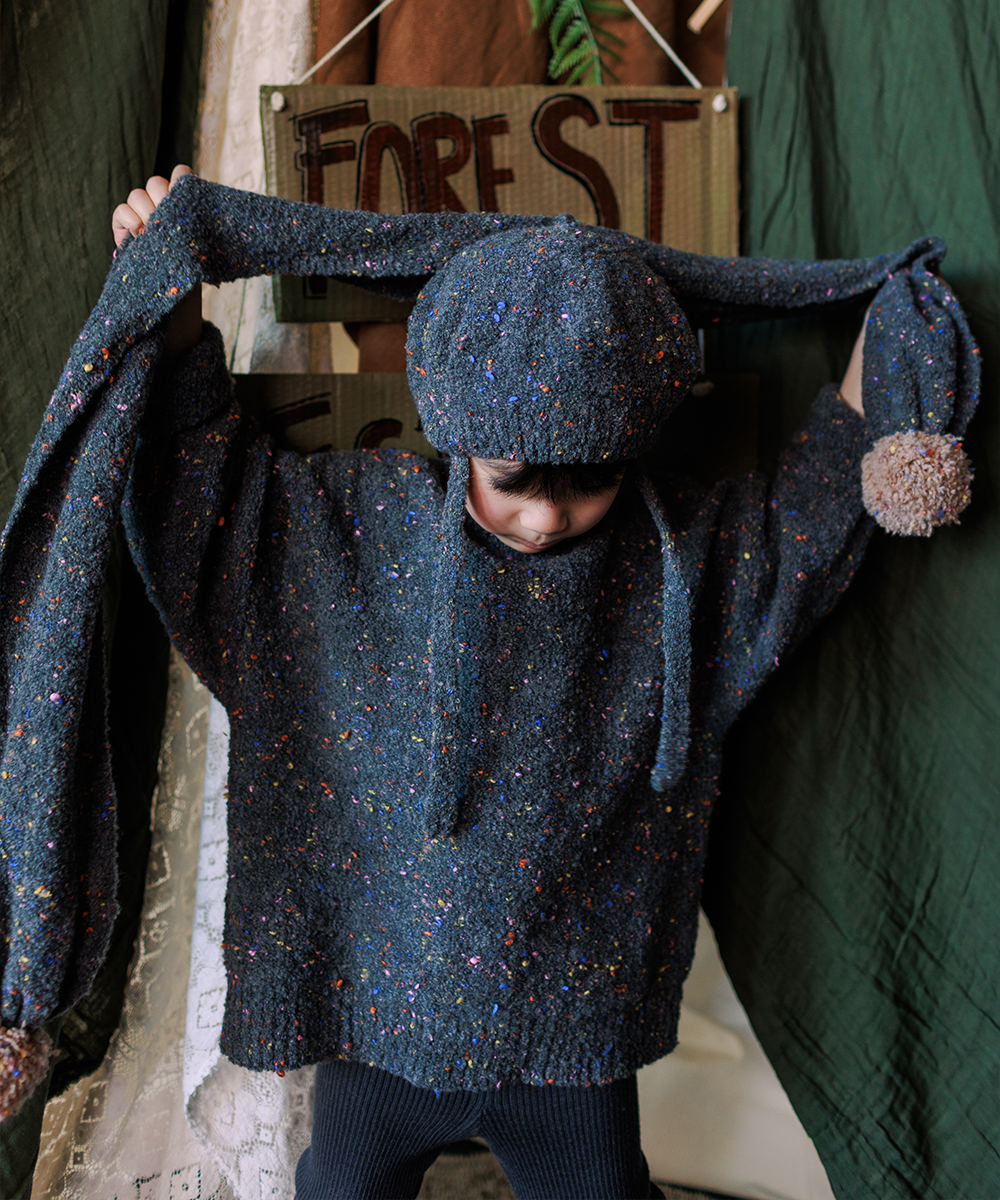 <MABLI> SPRINKLES SCARF - SOOT SPRITE