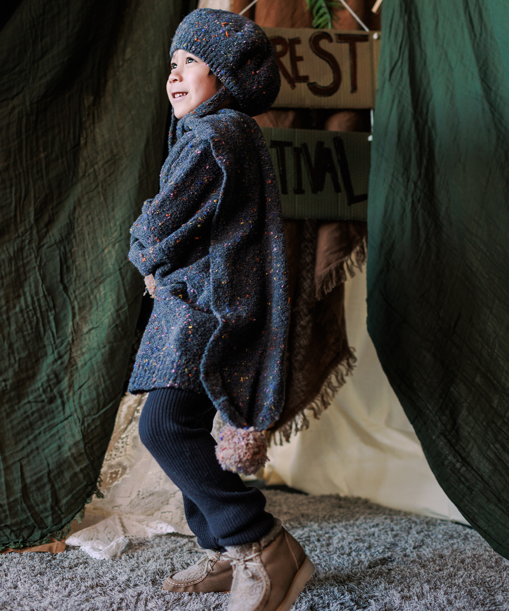 <MABLI> SPRINKLES SCARF - SOOT SPRITE