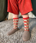 Load image into Gallery viewer, <MABLI> ZORSE LONG SOCKS -  REDCURRANT - DROP1
