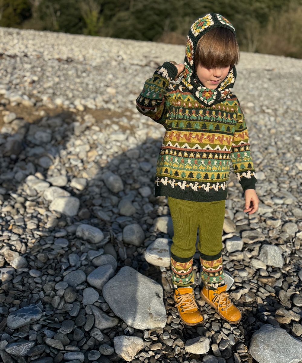 <MABLI> SCOUT CAMP PULLOVER  - MULTI - DROP1