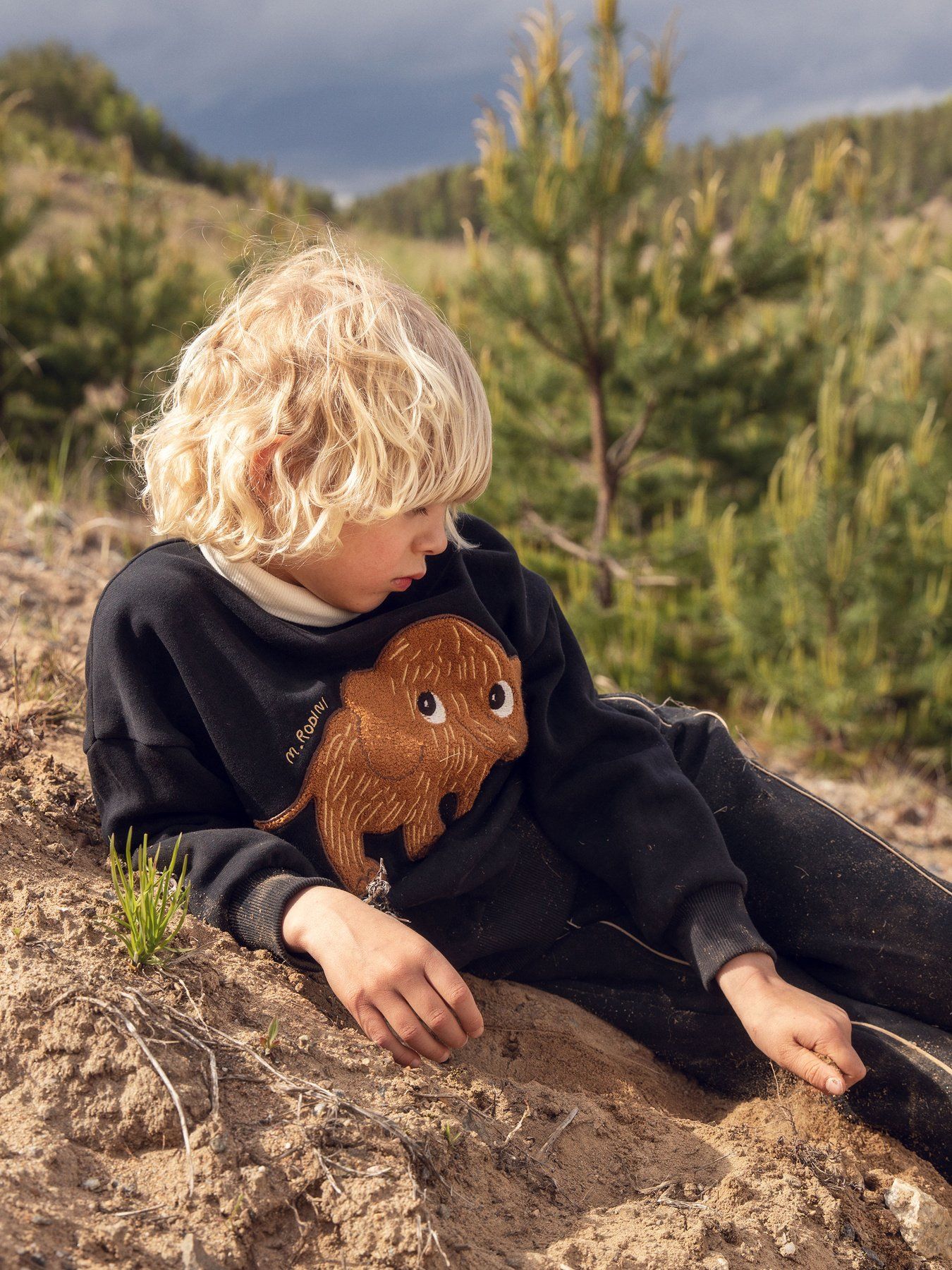 Mini Rodini Mammoth chenille sweatshirt (92-134)