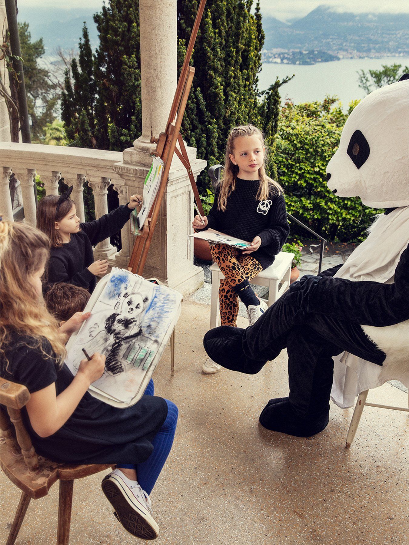 Mini Rodini Basic Leopard Leggings (92-122)