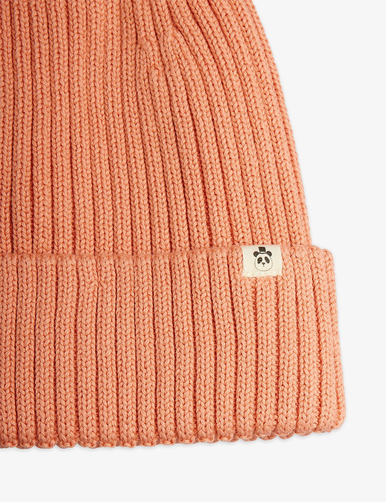 <Mini Rodini> Knitted rib fold up hat