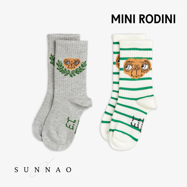 <Mini Rodini> E.T 2-pack socks