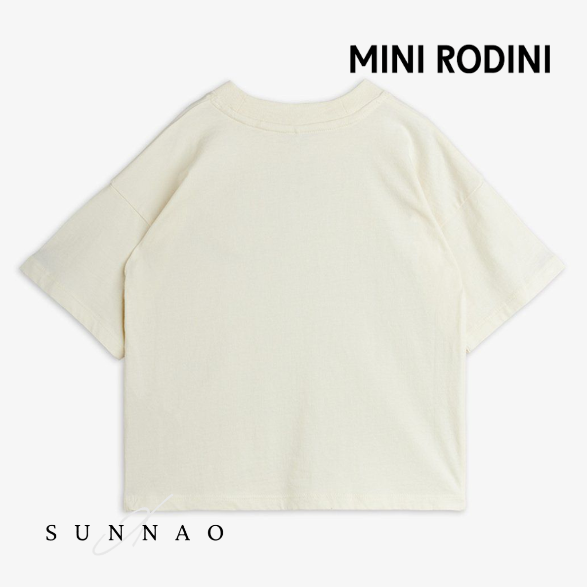 <Mini Rodini> E.T emb ss tee - White