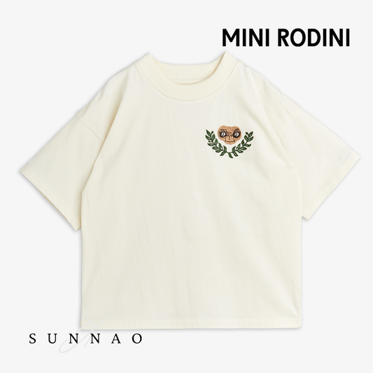 <Mini Rodini> E.T emb ss tee - White