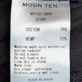 Load image into Gallery viewer, <Moun ten.> c/hemp detachable - black
