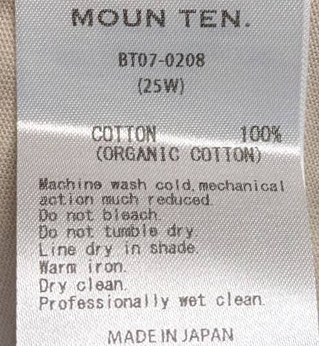 <Moun ten.> sweat highneck - sand