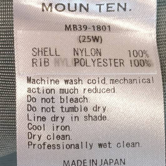 <Moun ten.> bright twill zip blouson - olive drab