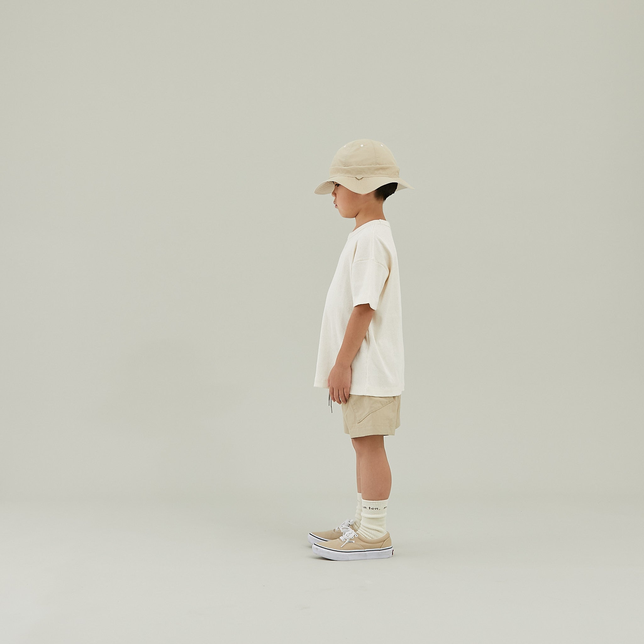 <Moun ten.>Reversible adventure hat - Beige