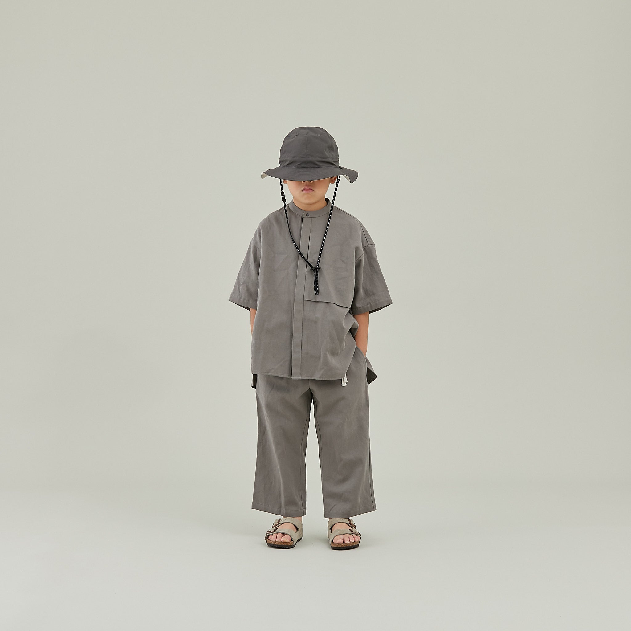 <Moun ten.>c/hemp S/S shirt（110-140）