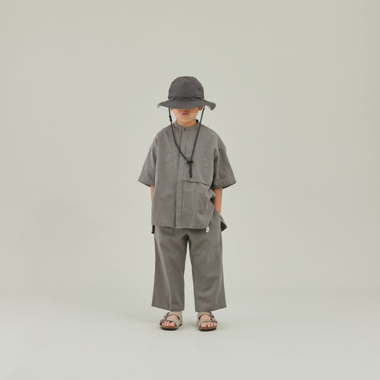 <Moun ten.>c/hemp S/S shirt（110-140）