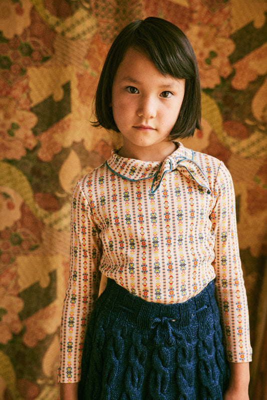 <Misha&Puff>Portrait Top - String Bohemia（2-8Y）