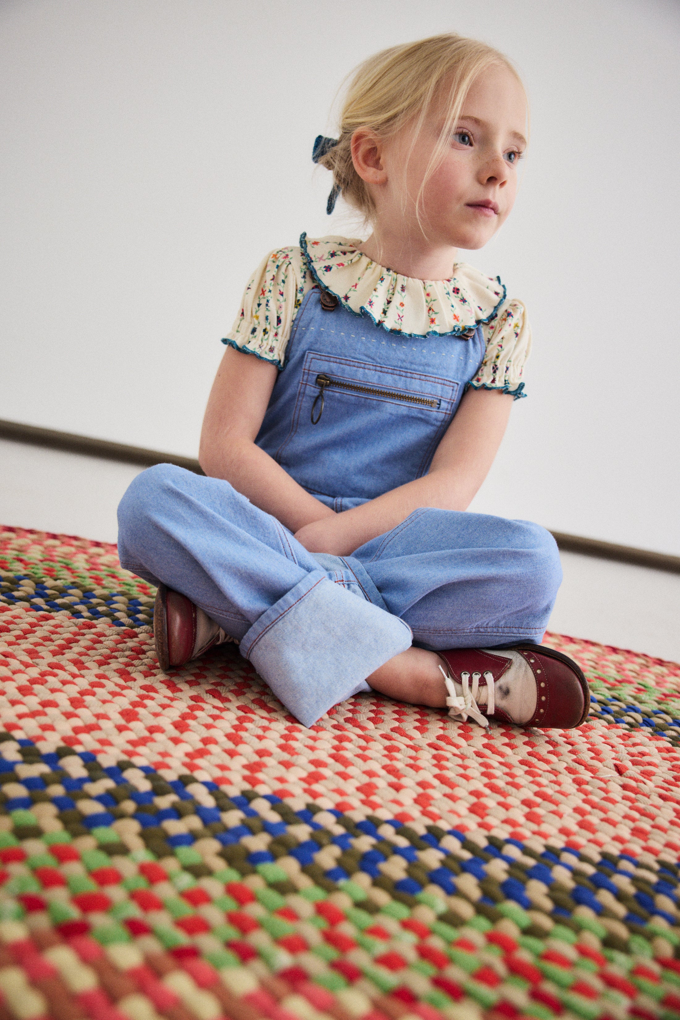 <Misha&Puff> Balloon Sleeve Paloma Tee - String Little Botanica（2-8Y）