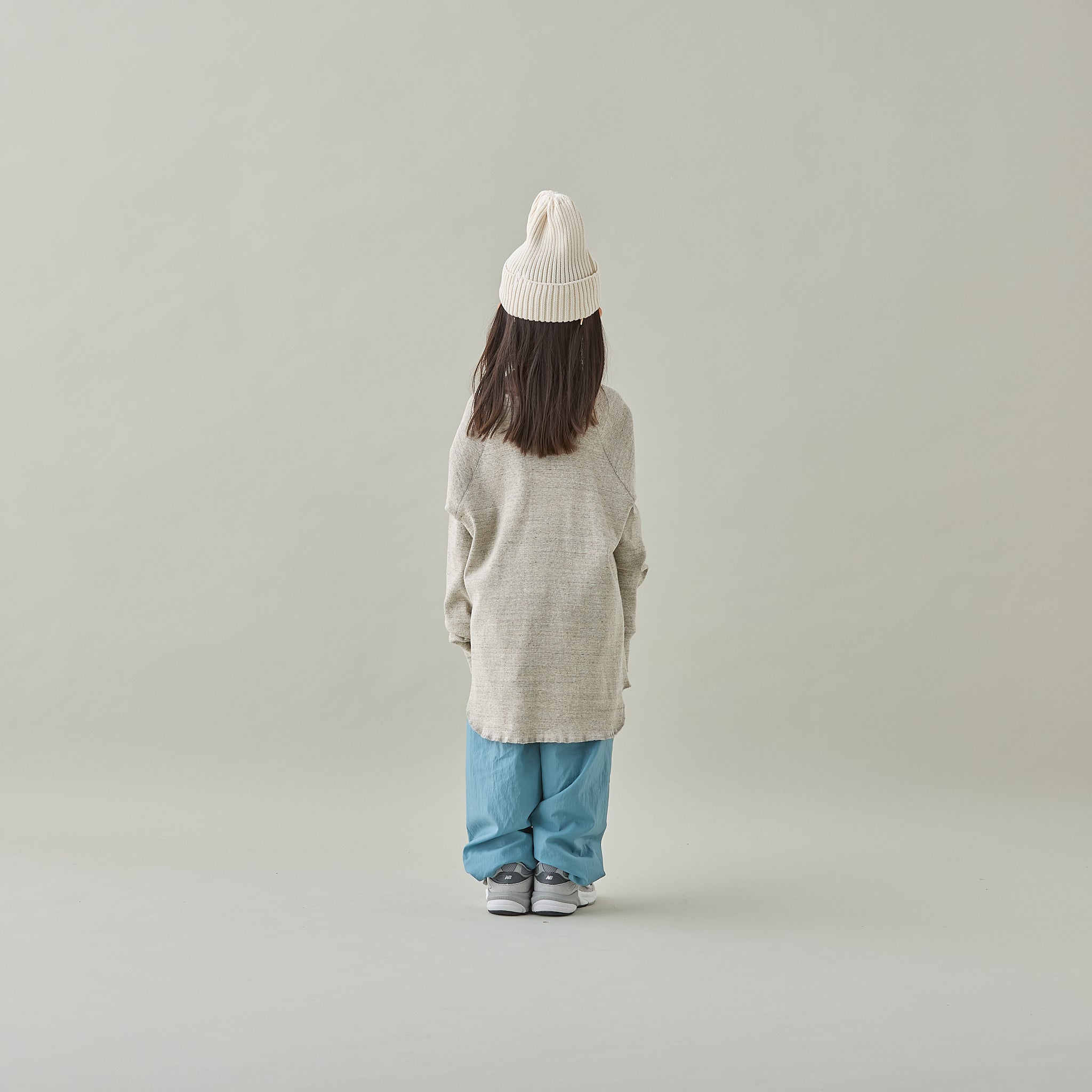 <Moun ten.> eco rib longsleeve - heather gray