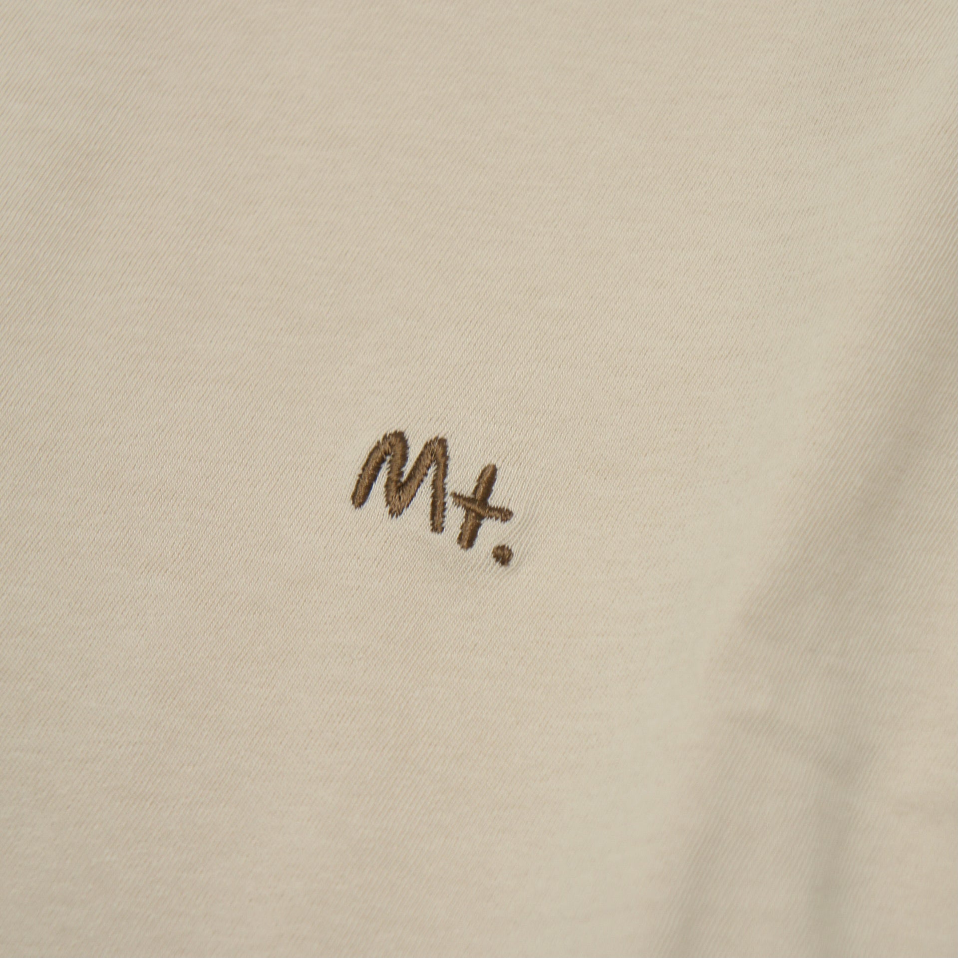 <Moun ten.> vintage cotton big T - sand　