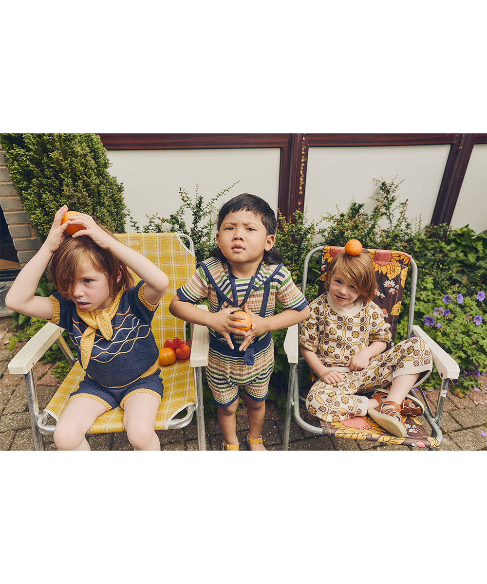 <MABLI> CARAVAN TEE - NAUTICAL STRIPED - DROP2　