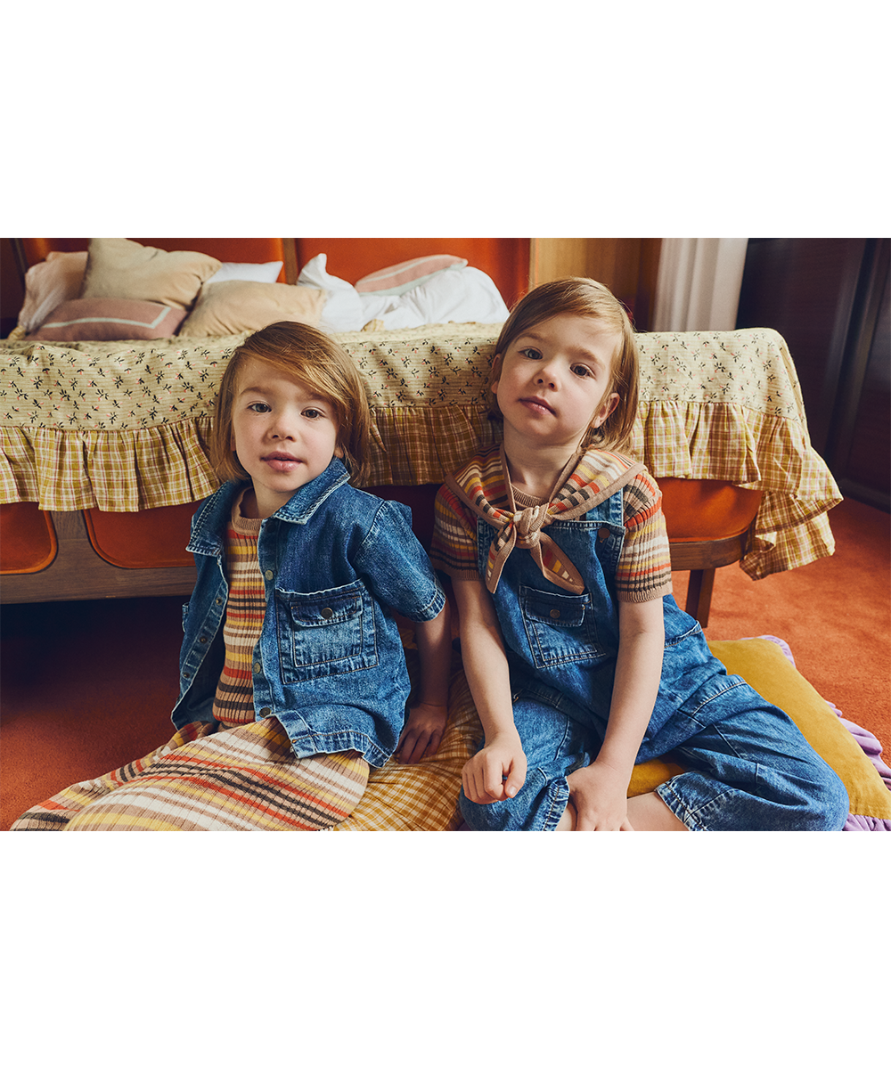 <MABLI> CARAVAN TEE - COACH SEAT STRIPE - DROP2　