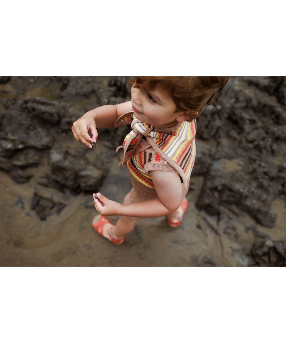 <MABLI> CARAVAN NECKTIE - COACH SEAT STRIPE - DROP2