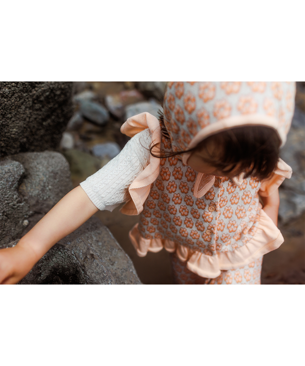 <MABLI> DONUT NECKTIE -  BLUSH - DROP2　