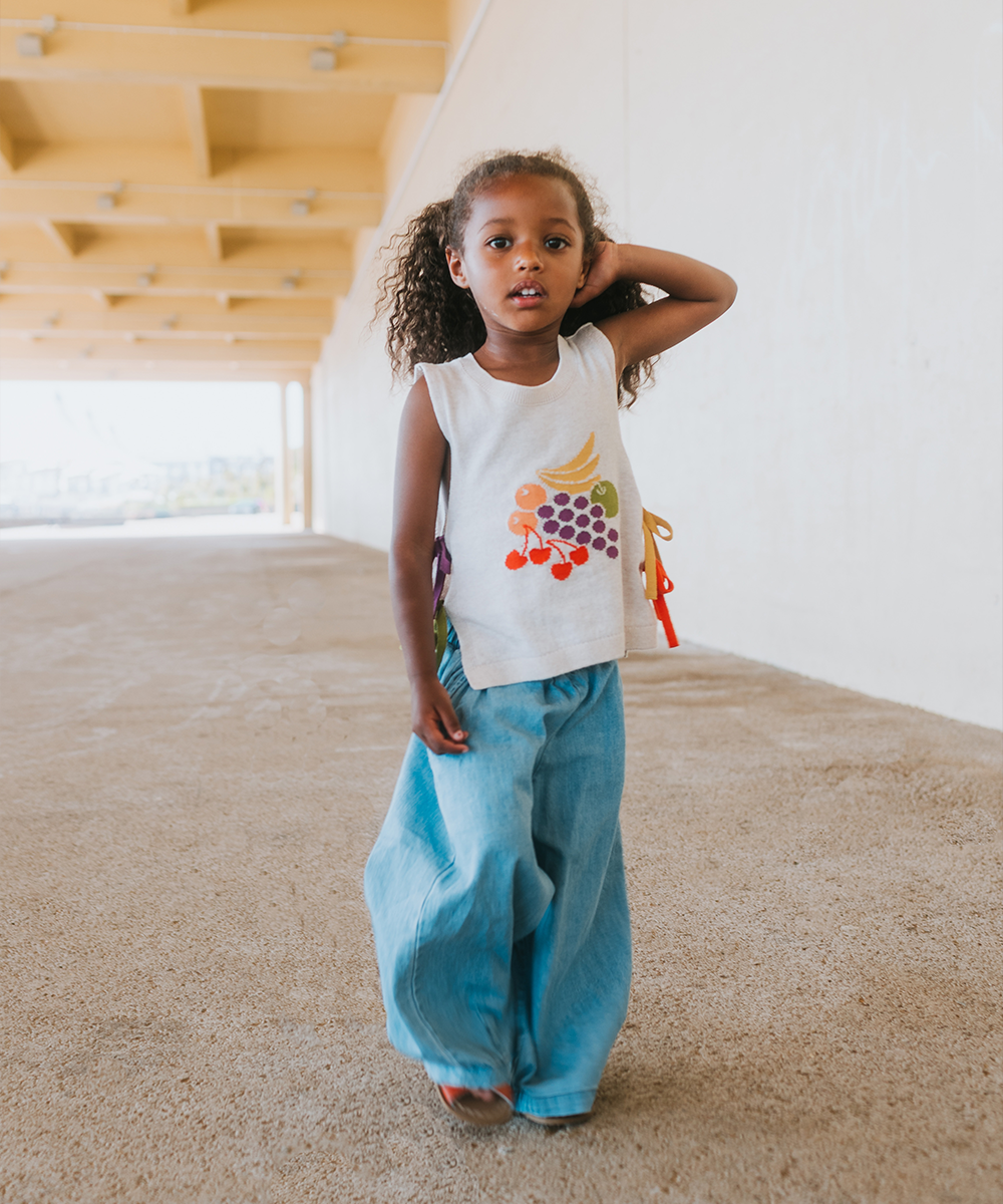 <MABLI> FRUIT BOWL VEST - SHELL - DROP1