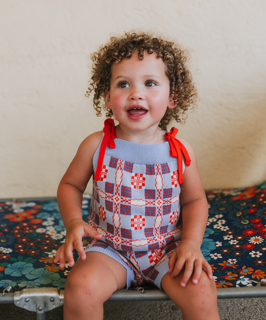 <MABLI> PICNIC VEST - CORNFLOWER - DROP1