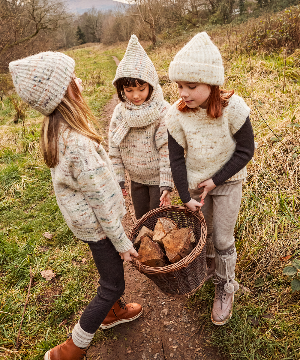 <MABLI>BLEWOG BEANIE - Moss Speckle