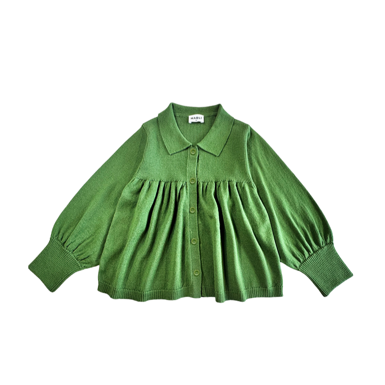 <MABLI>ARTIST SMOCK - MONSTERA (18M-6Y)