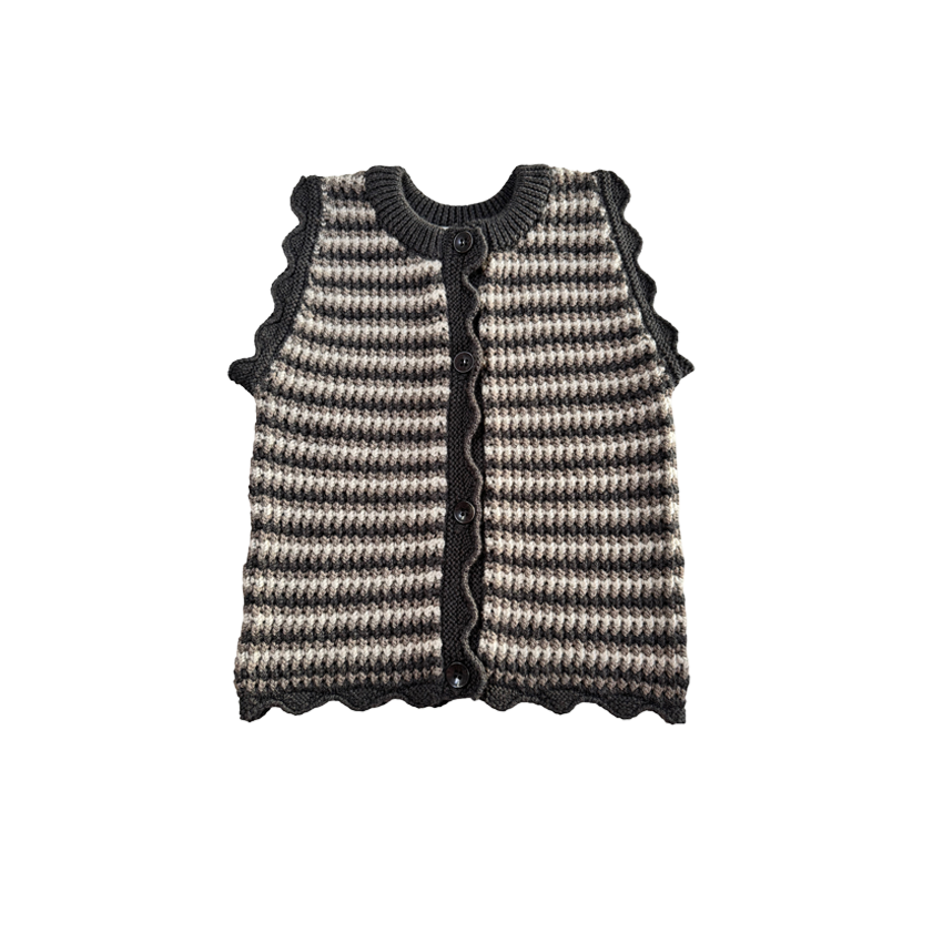 <MABLI>PORTH VEST - UMBER (18M-6Y)