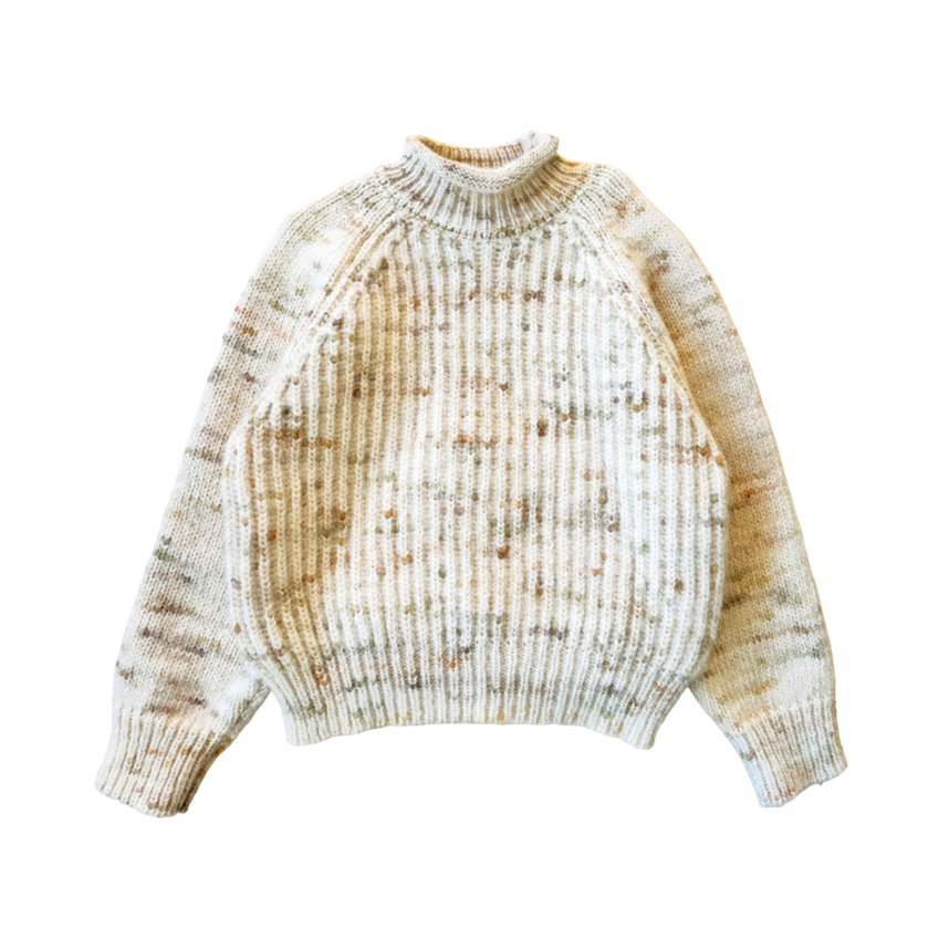 <MABLI>BLEWOG PULLOVER - Moss Speckle (18M-6Y)