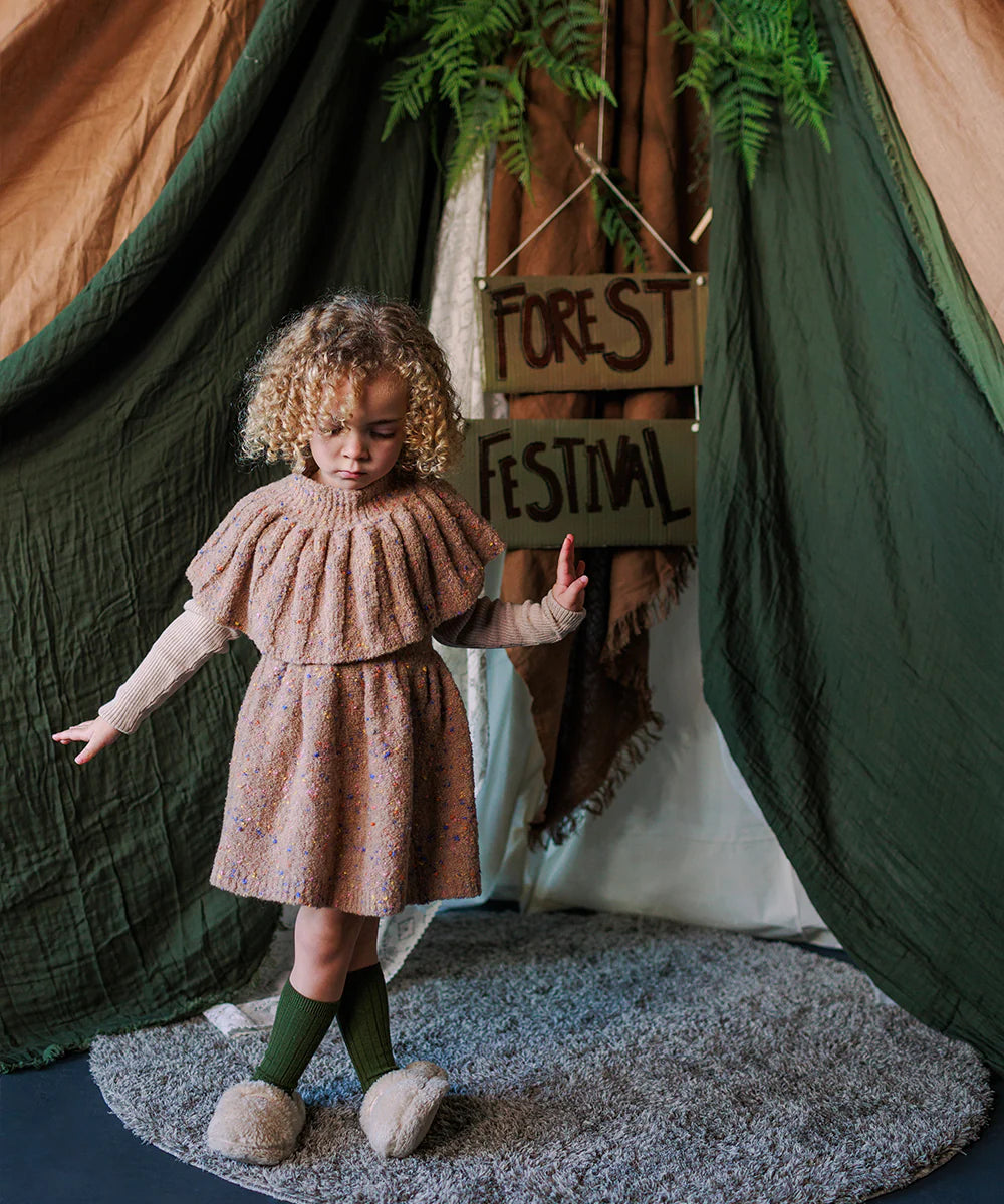 <MABLI> SPRINKLES COLLAR - RAINBOW EARTH