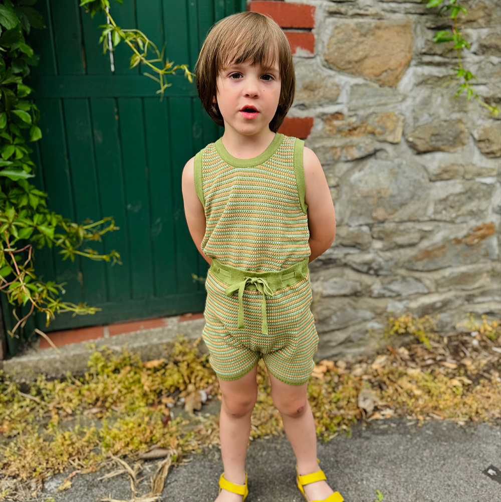 <MABLI> CAMPFA VEST - CLOVER（18M-6Y）